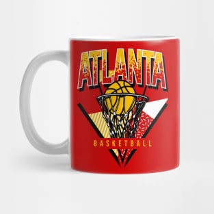 Atlanta Basketball 90s Throwback Mug